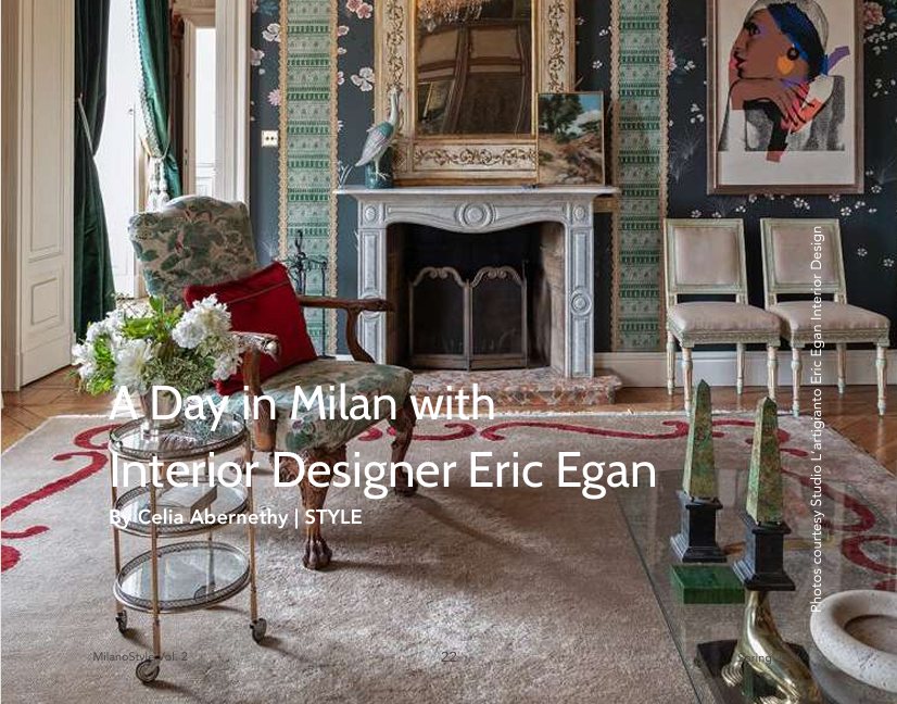 A Day in Milan with Interior Designer Eric Egan