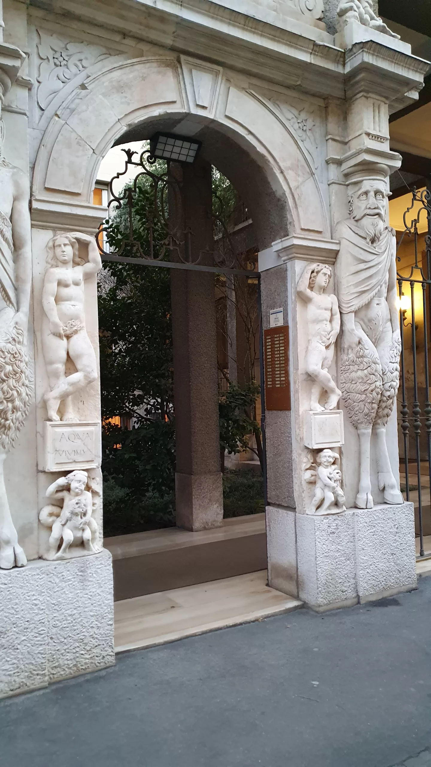 Via Guastalla Milan doorway