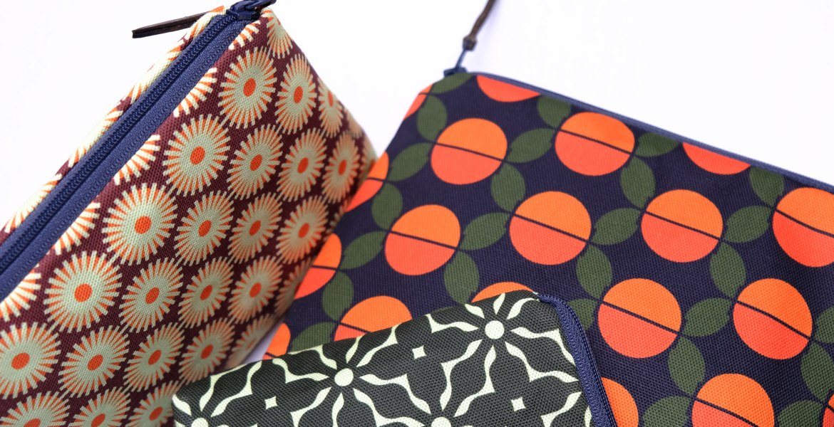Storigraphic, New Accessories Zipped Pouch Travel Cosmetics Handmade in Scotland,