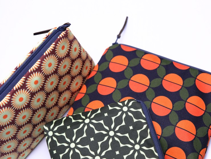 Storigraphic, New Accessories Zipped Pouch Travel Cosmetics Handmade in Scotland,