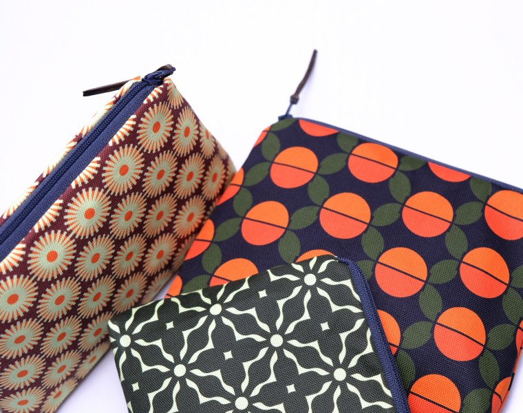 Storigraphic, New Accessories Zipped Pouch Travel Cosmetics Handmade in Scotland,