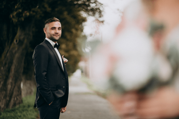 man ina formal suit