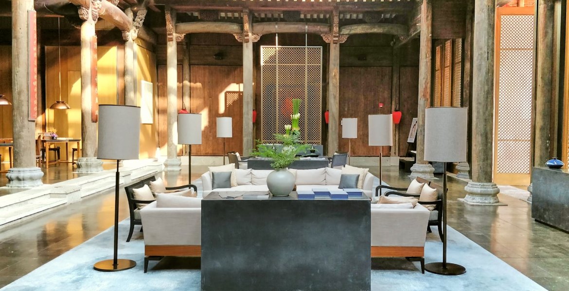 hotel lobby
