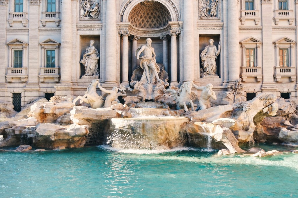 Trevi fountain in Rome