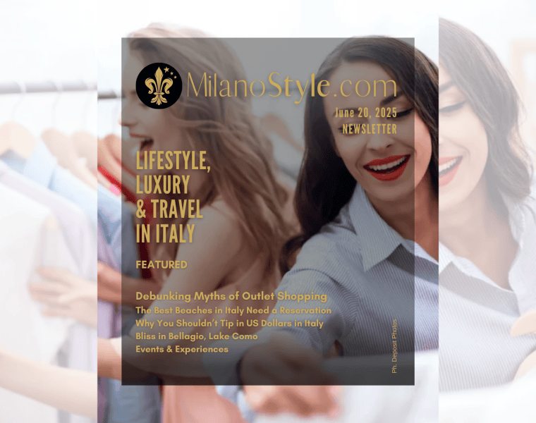 Milanostyle Newsletter June 20 2025