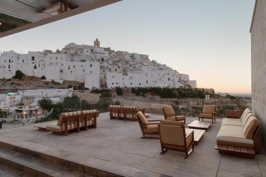 Terrace of Vista Ostuni Hotel