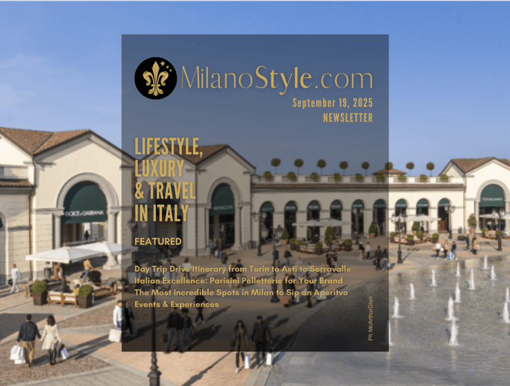 milanostyle newsletter September 9, 2025