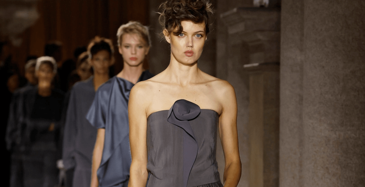 runway model - Giorgio Armani show