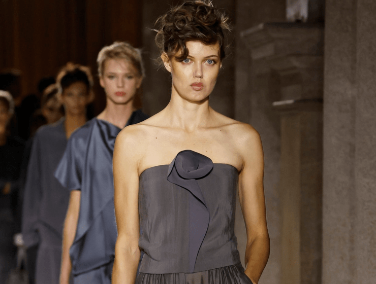 runway model - Giorgio Armani show