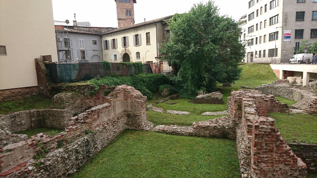 Ruins of The Roman Imperial Palace in Milan
