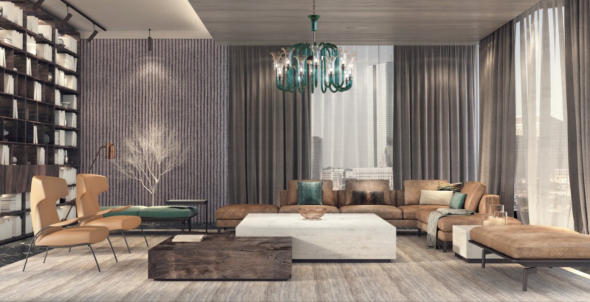 room featuring Murano-Glass-Chandelier-