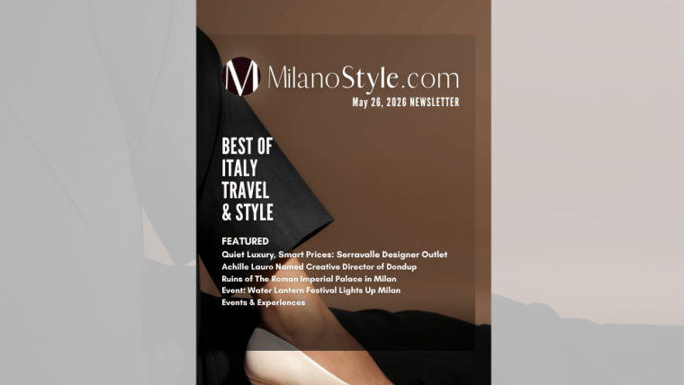 cover May 26 milanostyle newsletter woman's business shoe