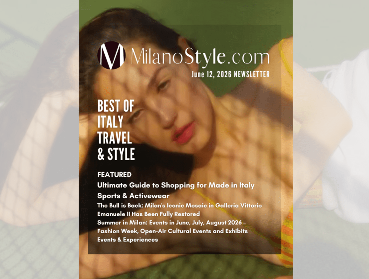 milanostyle june 12 2026 newsletter cover image sporty woman