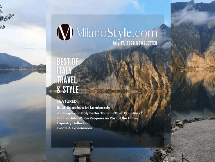 Milanostyle newsletter cover July 17 2026
