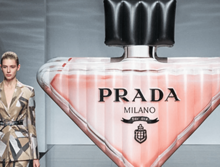 prada perfume sculpture