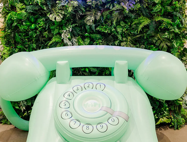 custom inflatable designer telephone