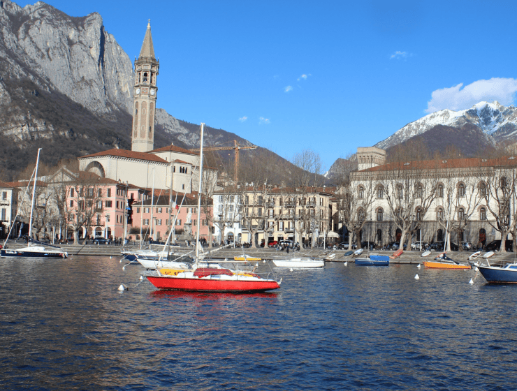 view of Lecco Italy