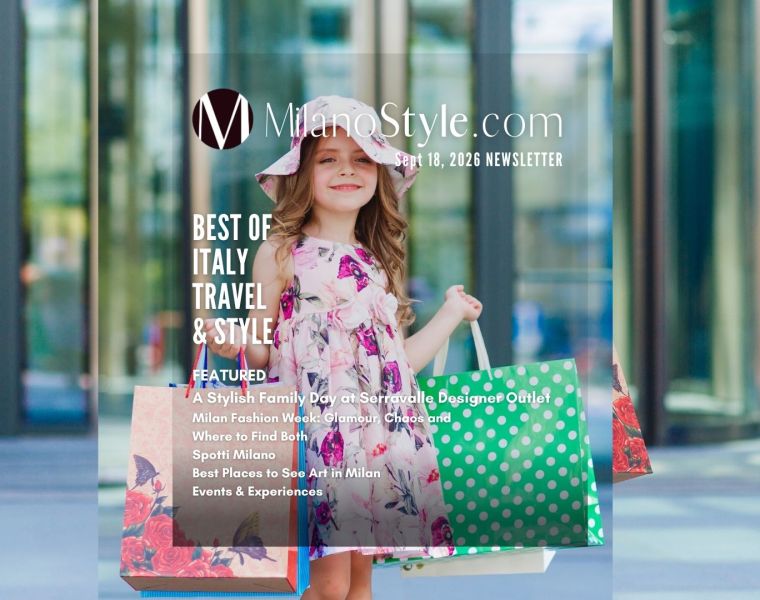 MilanoStyle-Sep-18-2026 Newsletter cover, little girl shopping