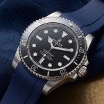 Rolex Submariner on a Helvetus rubber strap